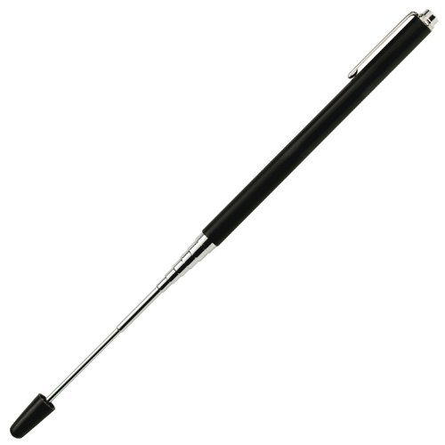 Autopoint® Extended Length 35" Pointer, Black Matte with Chrome Trim, Extends to 35" (41510)