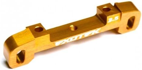 EXOTEK Racing #EXOTEK/1277 RR Hanger 3.5 Degree Red for Team Durango DESC410, DEX410