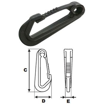 FMS Wingless Snaphook Bungee Hook