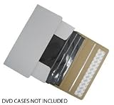 25 DVD Cardboard Box Self Seal Mailers (Ship 1-4 DVDs in DVD Cases)