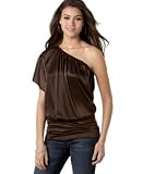 Rampage Women's One Shoulder Knit Top