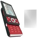 GreyMobiles Jet Black Hybrid Armor Case For Sony Ericsson W995 WITH FREE SCREEN PROTECTOR