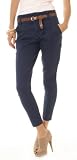 Damen Chino Damenhosen Neu 7/8 Bundfalten Hosen 36/S 38/M 40/L