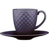 Review Wedgwood  / Wedgwood - Night And Day, Espresso Saucer Jasper
