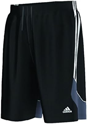 Adidas Men's Downtown Shorts, Black/White/Onix, Small