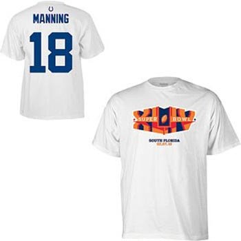 Peyton Manning Colts Super Bowl NFL Player T-Shirt - XXL