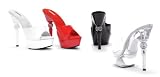 Ellie Shoes Women's 673-FRIDAY 6 Heel Mule W/ Rhinestone Heel