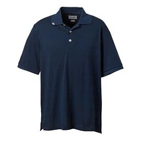 Click here to buy Ashworth 2010 Mens Short Short Sleeve Button EZ-Tech Jersey Stripe Golf Polo Shirt.