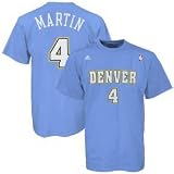 adidas Denver Nuggets #4 Kenyon Martin Light Blue Net T-shirt