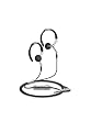 Sennheiser  OMX 980 High Fidelity In-Ear Headphone with Flexible Ear Hooks and Intergrated Vol Control