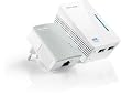 TP-Link TL-WPA4220KIT Wireless N Powerline Repeater Kit (300Mbps, 1x TL-WPA4220/1x TL-PA4010, 500Mbps Powerline Datenrate, 2x Fast Ethernet)