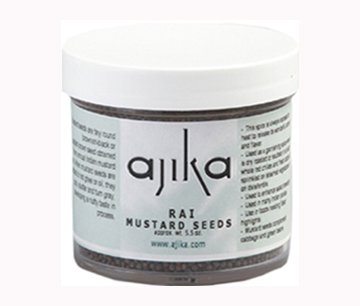 Ajika Mustard seeds or Rai -3.5 oz. - 6 Packages