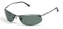 Ray Ban Sunglasses RB 3179 Top Bar 004/9A Gunmetal/Polarized Green, 63mm