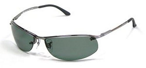 Ray-Ban RB 3179-004/9A Gunmetal SIDESTREET Sunglasses With POLARIZED Grey Green Lenses-63mm