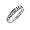 Ornate Scroll Sterling Silver Thumb Stack Ring Size 5