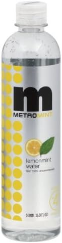 Metromint Lemonmint Water, 16.9100-ounces (Pack of12)