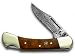 HEN & ROOSTER AND Burl Wood Damascus Lockback Pocket Knife Knives
