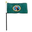 Washington Flag 4 x 6 inch