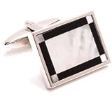 Cufflinks - Rectangular Art Deco Cufflinks