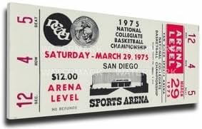 1975 NCAA Basketball Semi-Finals Mega Ticket - UCLA Bruins