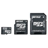 BUFFALO microSDカード 高速モデル(アダプタ付属) 512MB RMSD-BS512A