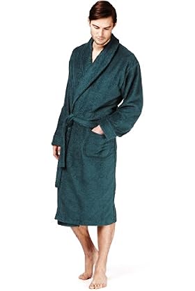 Cotton Rich Towelling Dressing Gown