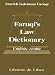 Book Faruqi's Law Dictionary, English-Arabic
