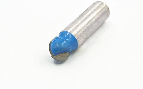 1/2" Silver Tone Steel Shank Round Nose Core Box Router Bit 1/2'' Cutting Diameter