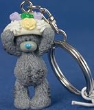 Me to You Keyring - Tatty Teddy Wearing a Yellow Flower Hat
