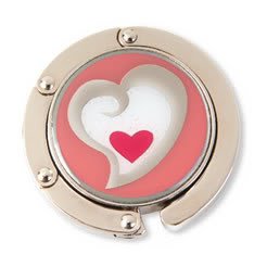 Finders Key Purse Heart in Heart 'Hang'em High' Purse Hanger