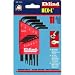 Eklind 10111 Hex-L Key Set, 0.050-Inch to 1/4-Inch,Short, 11-Piece