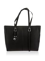 Armani Bolso asa al hombro Shopping (Negro)