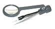 Lighted Magnifying Glass Tweezers
