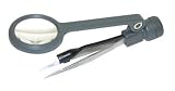 Lighted Magnifying Glass Tweezers