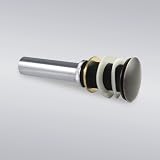 Decor Star PU-001-TO Bathroom Faucet Vessel Vanity Sink Pop Up Drain Stopper Without Overflow Oil Rubbed Bronze