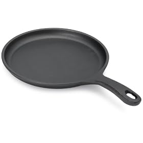 Browne-Halco 10 Inch Seasoned Thermalloy Cast Iron Round Pan with Handle, Black by Browne-Halco