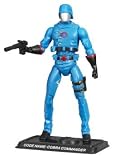 Gi Joe 25th Anniversary Figure Cobra Commander With Stripe And Cannister