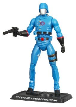 GI Joe 25th Anniversary No Hood Cobra Commander Action Figure