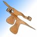 CSI Women's 2 Piece Gymnastic Leather Handgrip