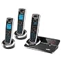 Uniden DECT 6.0 Black Cordless Telephone System with Interference Free Digital Technology (DECT3080-3)