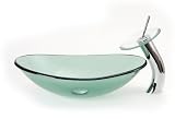 Bathroom Vessel Sink by Bath Authority - DLBG-01G in glass green