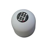 10x1.25mm Thread 5 speed Shift Knob in Drift White Teflon for Mazda 3 Miata MX3 MX5... by VMS Racing