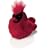 PLUSH BIRD 5in NORTHERN CARDINAL