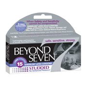 Beyond Seven Studded - The Thinness & Strength of Sheerlon Latex Condoms,(Beyond Seven)