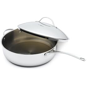 Hamilton Beach 94705 Stainless Gourmet Pro 12 Inch Covered Chicken Fryer