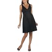 Mossimo&reg; Black: Crossover V-Neck Empire Dress - Ebony