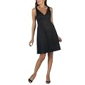 Mossimo&reg; Black: Crossover V-Neck Empire Dress - Ebony