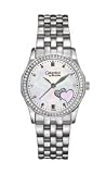 Caravelle Crystal Collection Mother-of-Pearl Dial Women's Watch #43L128
