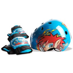 Buy Kidzamo: Coby Skateboard Helmet and Padset Combo by Kidzamo