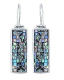 Janice Girardi Rectangle Mosaic Abalone Earrings